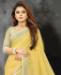 Picture of Pretty Yellow Casual Saree