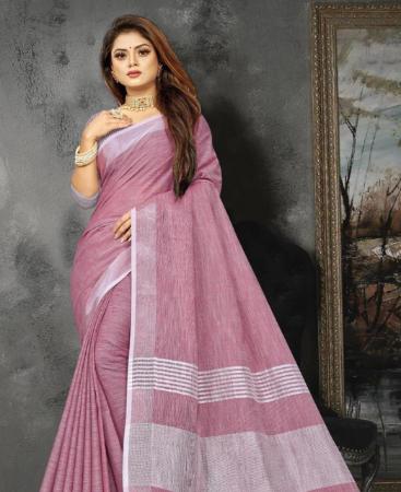 Picture of Exquisite Purple Casual Saree