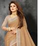 Picture of Lovely Tan Casual Saree