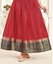 Picture of Sightly Black & Red Readymade Gown