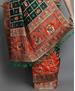 Picture of Fine Green+orange Silk Saree