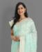 Picture of Alluring Sky Blue Silk Saree