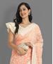 Picture of Statuesque Starfish Orange Silk Saree