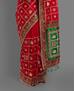 Picture of Exquisite Red+green Silk Saree