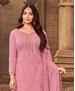 Picture of Stunning Pink Straight Cut Salwar Kameez