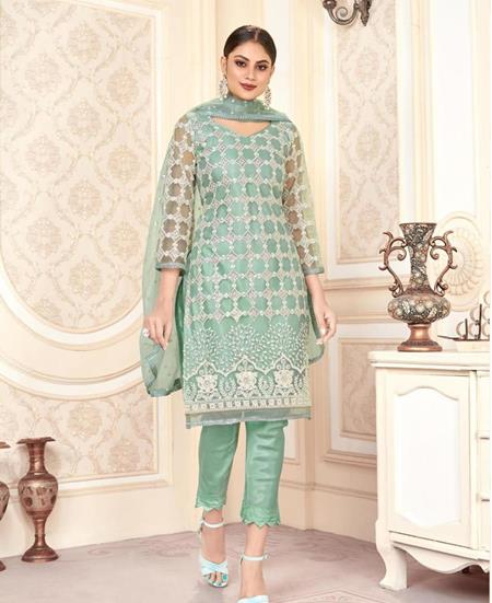 Picture of Taking Pista Cotton Salwar Kameez