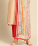 Picture of Comely Beige Straight Cut Salwar Kameez