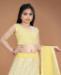 Picture of Resplendent Yellow Kids Lehenga Choli