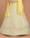 Picture of Resplendent Yellow Kids Lehenga Choli