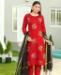 Picture of Exquisite Red Readymade Salwar Kameez