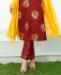 Picture of Elegant Brown Readymade Salwar Kameez