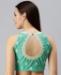 Picture of Fascinating Turquoise Designer Blouse