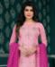 Picture of Stunning Pink Straight Cut Salwar Kameez