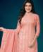 Picture of Taking Peach Straight Cut Salwar Kameez