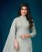 Picture of Stunning Grey Straight Cut Salwar Kameez