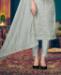 Picture of Stunning Grey Straight Cut Salwar Kameez