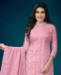 Picture of Shapely Pink Straight Cut Salwar Kameez