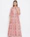 Picture of Charming Coral Readymade Gown