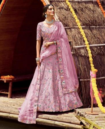 Picture of Statuesque Purple Lehenga Choli