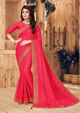 Picture of Pretty Pink Casual Saree