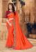 Picture of Delightful Orange Casual Saree