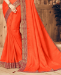 Picture of Delightful Orange Casual Saree