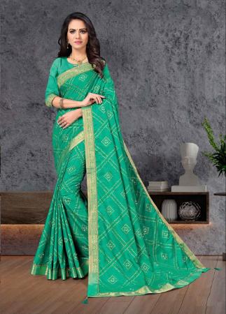 Picture of Stunning Light Green Casual Saree