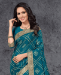 Picture of Amazing Teal Blue Casual Saree