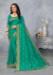 Picture of Ideal Turquoise Green Casual Saree