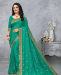 Picture of Ideal Turquoise Green Casual Saree