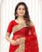 Picture of Marvelous Red Net Saree