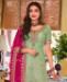 Picture of Pleasing Pista Straight Cut Salwar Kameez