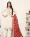 Picture of Enticing White Cotton Salwar Kameez