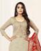 Picture of Alluring Grey Cotton Salwar Kameez