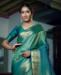 Picture of Ravishing Teal Green Silk Saree