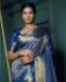 Picture of Radiant Blue Silk Saree