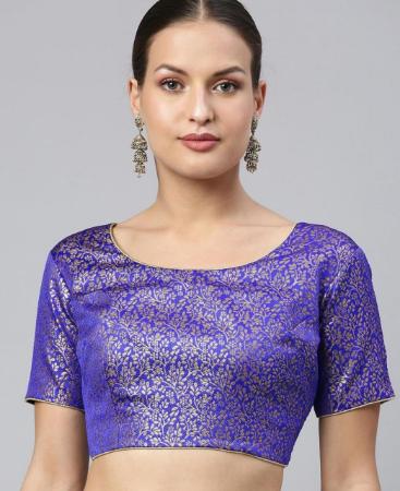 Picture of Alluring Royal Blue Designer Blouse