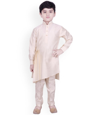 Picture of Taking Cream Kids Kurta Pyjama