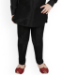 Picture of Shapely Black Kids Kurta Pyjama