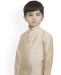 Picture of Shapely Cream Kids Kurta Pyjama