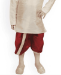 Picture of Shapely Cream Kids Kurta Pyjama