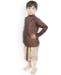 Picture of Radiant Brown Kids Kurta Pyjama