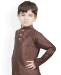 Picture of Radiant Brown Kids Kurta Pyjama