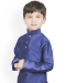 Picture of Statuesque Blue Kids Kurta Pyjama