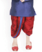 Picture of Statuesque Blue Kids Kurta Pyjama