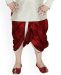 Picture of Alluring Off-White Kids Kurta Pyjama