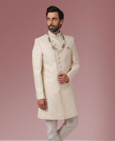 Picture of Amazing Cream Sherwani