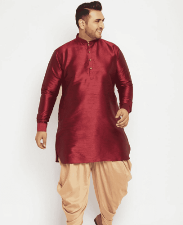 Picture of Shapely Maroon Kurtas