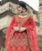 Picture of Well Formed Red Lehenga Choli