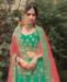 Picture of Fascinating Green Lehenga Choli